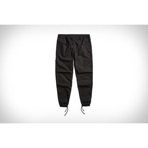 Vollebak Off Grid Trousers Joggers Pants in Black Canvas Men Small 32x30 NWOT